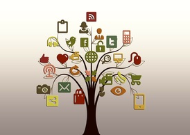 Redes Sociales en árbol